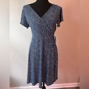 Kaileigh Kaela Faux Wrap Knit Dress